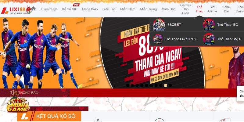 Sảnh Thể Thao Tại Lixi88 Có Gì Thú Vị?
