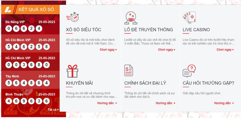 Sự Hấp Dẫn Ở Giao Diện Và Cách Sắp Xếp Các Tính Năng Tại Lixi88